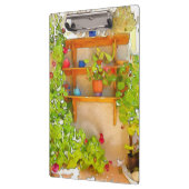 Waterverf bloemen klembord (Links)