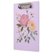 Waterverf bloemen klembord (Links)