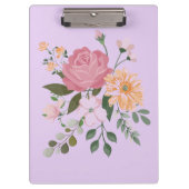 Waterverf bloemen klembord (Voorkant)