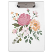 Waterverf bloemen klembord (Voorkant)