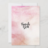 Waterverf bloemen Koestdouche bruiloft Kaart (Achterkant)