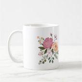 Waterverf bloemen koffiemok (Links)