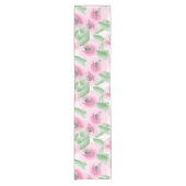 Waterverf Bloemen Korte Tafelloper (Voorkant)