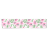 Waterverf Bloemen Korte Tafelloper (Horizontaal)
