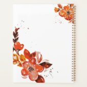 Waterverf Bloemen Krans Hart Foto Planner (Achterkant)