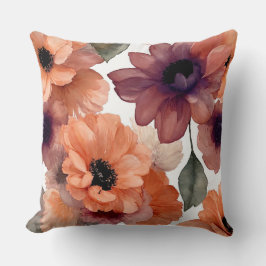  Waterverf bloemen Kussen