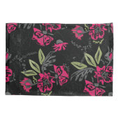 Waterverf bloemen kussensloop (Achterkant)