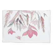 Waterverf bloemen kussensloop (Achterkant)