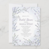 Waterverf Bloemen Lavendel Vrijgezellenfeest Uitno Kaart (Voorkant)