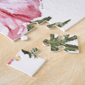 Waterverf bloemen legpuzzel (Zijkant)