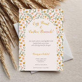 Waterverf Bloemen Lente Pasen Brunch Eiersokken Kaart