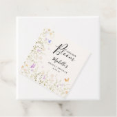 Waterverf Bloemen Liefde Staat In Bloei Bruidsmeis Bedankjes Labels (In situ)