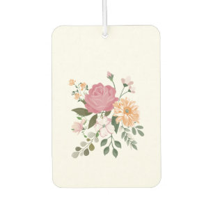 Waterverf bloemen luchtverfrisser