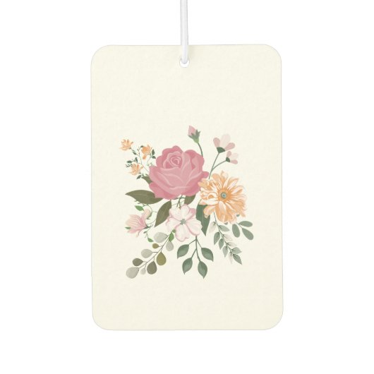 Waterverf bloemen luchtverfrisser (Voorkant)