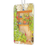 Waterverf bloemen luchtverfrisser (Links)
