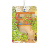 Waterverf bloemen luchtverfrisser (Achterkant)