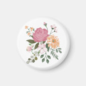 Waterverf bloemen magneet (Voorkant)