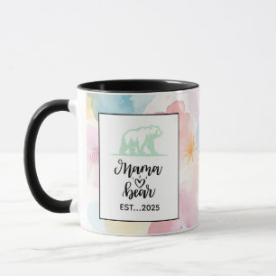 Waterverf Bloemen Mama Beer Mok Kunst