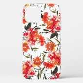 Waterverf bloemen, met de hand getekend naadloos p Case-Mate iPhone case (Achterkant)