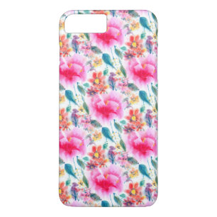 Waterverf bloemen met een kleurrijke kleur Case-Mate iPhone case