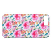 Waterverf bloemen met een kleurrijke kleur Case-Mate iPhone case (Achterkant (Horizontaal))