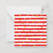 Waterverf bloemen Mode Gift Enclosure Notitiekaartje (Achterkant)