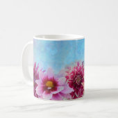 Waterverf bloemen Modern Floral Elegant Koffiemok (Voorkant links)
