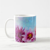 Waterverf bloemen Modern Floral Elegant Koffiemok (Links)