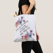 Waterverf Bloemen Moederdag Design Tote Bag (Dichtbij)