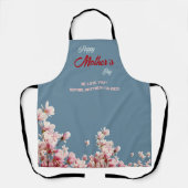 Waterverf Bloemen Moederdag Gift Schort (Voorkant)