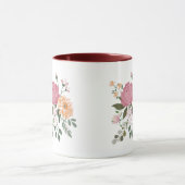 Waterverf bloemen mok (Midden)