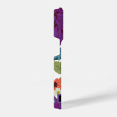 Waterverf Bloemen monogram aangepaste telefoon Cas iPhone Hoesje (Rechterkant)