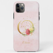 Waterverf Bloemen Monogram Naam Initiaal O Letter Case-Mate iPhone Case (Achterkant)