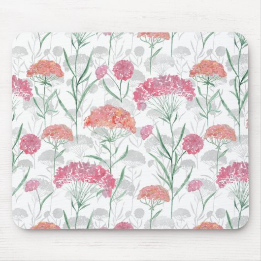 Waterverf, bloemen. muismat (Voorkant)