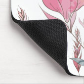 Waterverf bloemen muismat (Hoek)
