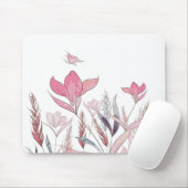 Waterverf bloemen muismat (Met muis)