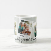 Waterverf Bloemen Multi Foto Werelden Grootste Moe Koffiemok (Center)