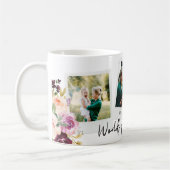 Waterverf Bloemen Multi Foto Werelden Grootste Moe Koffiemok (Links)