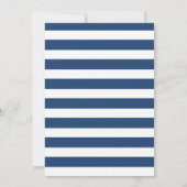 Waterverf bloemen Nautisch Vrijgezellenfeest Kaart (Achterkant)