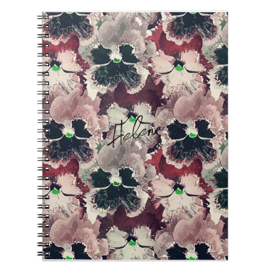 Waterverf bloemen notitieboek (Voorkant)