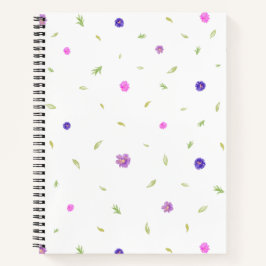 Waterverf Bloemen Notitieboek Gift voor Mama Vrien