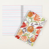 Waterverf Bloemen Notitieboek Rozen in Warm Sinaas (Binnen)