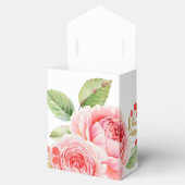 Waterverf Bloemen ontwerp Bruiloft Favor Dozen Bedankdoosjes (Geopend)