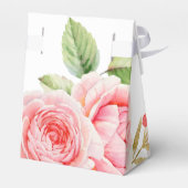 Waterverf Bloemen ontwerp Bruiloft Favor Dozen Bedankdoosjes (Achterkant)