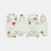 Waterverf Bloemen Pastel Groen Bedankdoosjes (Uitgevouwen)