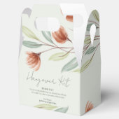 Waterverf Bloemen Pastel Groen Bedankdoosjes (Geopend)