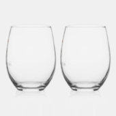 Waterverf Bloemen Pastel Groen Wijnglas Zonder Voet (Links)