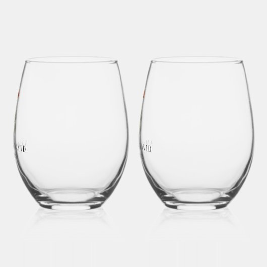 Waterverf Bloemen Pastel Groen Wijnglas Zonder Voet (Links)