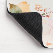 Waterverf bloemen pastelkleuren aangepaste naam muismat (Hoek)