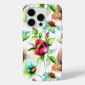 Waterverf Bloemen Patroon Illustratie Case-Mate iPhone Case (Achterkant)